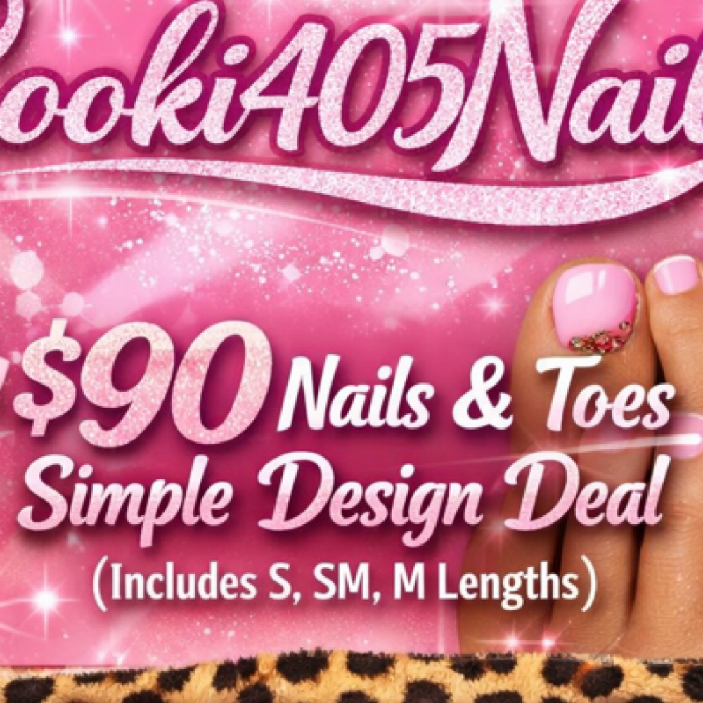 June $90 Nails & Toes at Cooki405Nailz in Oklahoma City, OK