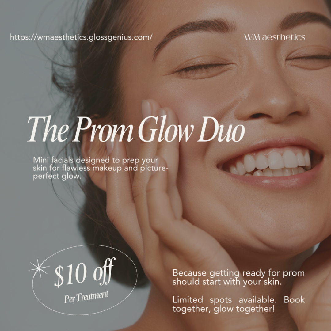Prom Glow Duo at WM aesthetics LLC in Rosemount, MN