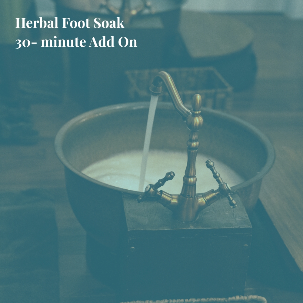 Herbal Foot Soak - 30 min ADD ON at Maggie Valley Spa in Maggie Valley, NC