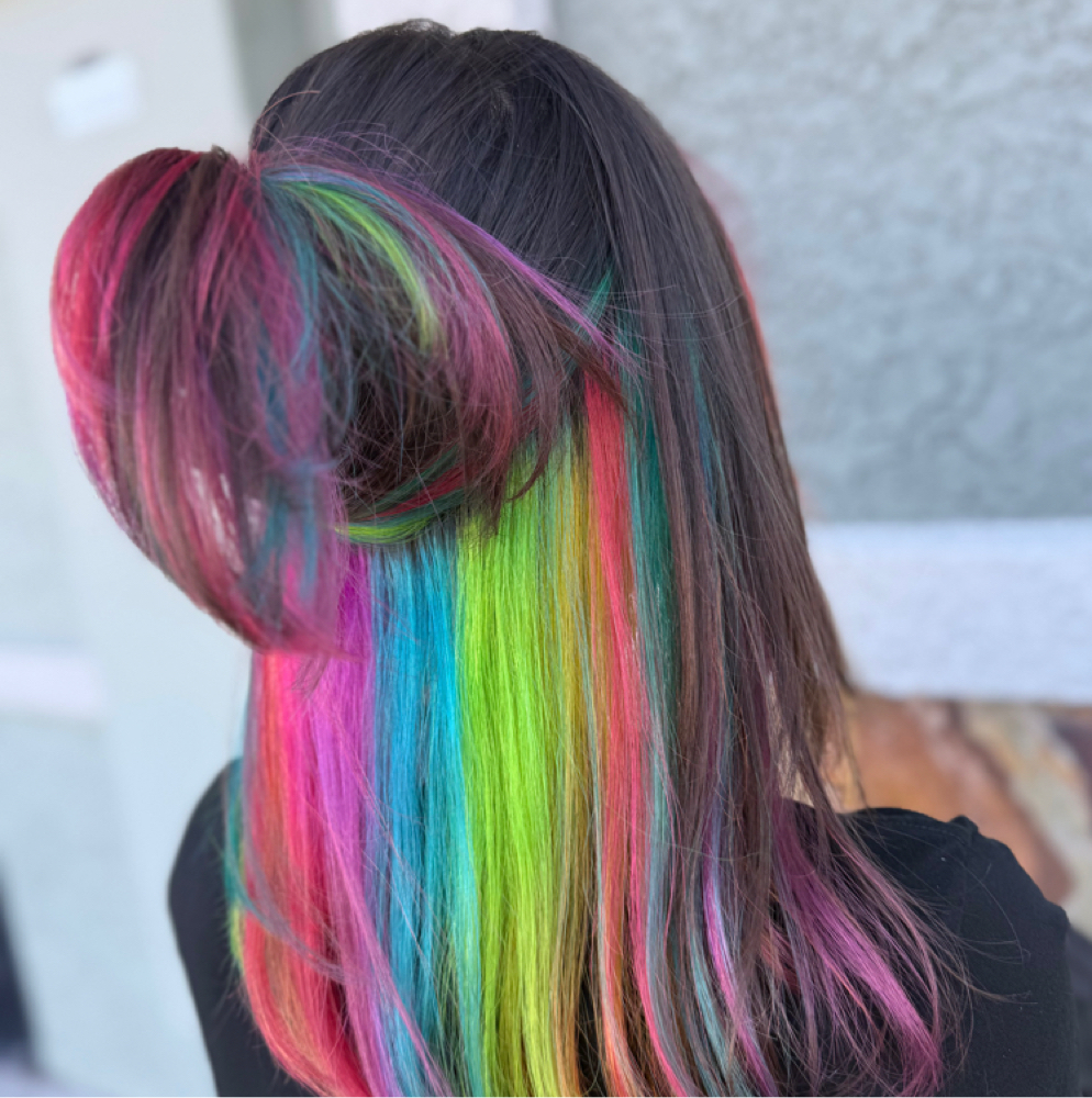 Chunky Highlights Or Calico Hair at Hair by Shan in Las Vegas, NV