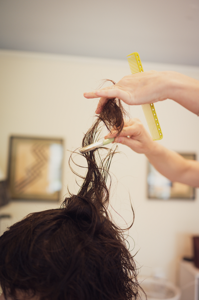 Returning Client Haircut at Sam Garner Hair in Baltimore, MD