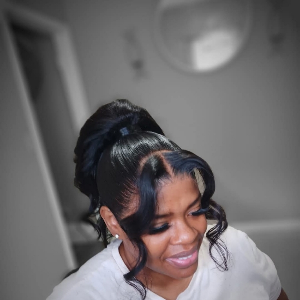Frontal Ponytail at Shaniqua West in Warner Robins, GA