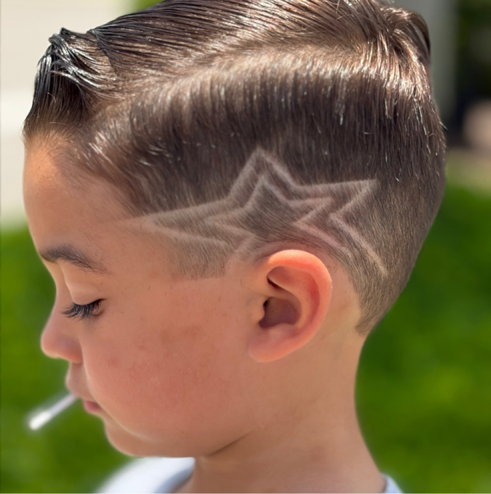 Haircuts With Designs at Luana VIP Studio in Winter Haven, FL