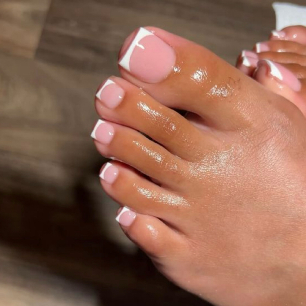 Acrylic Toes at Tips n' Tea in Midland, TX