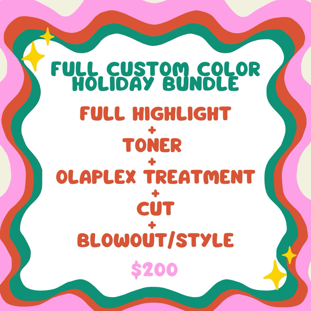 FULL CUSTOM COLOR - HOLIDAY BUNDLE