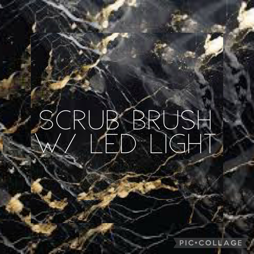 Scrub Brush w/LED light