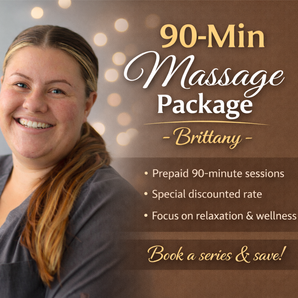 90-Min Massage Pkg Booking–Brittany at Warrior Wellness Massage LLC in Sparks, NV