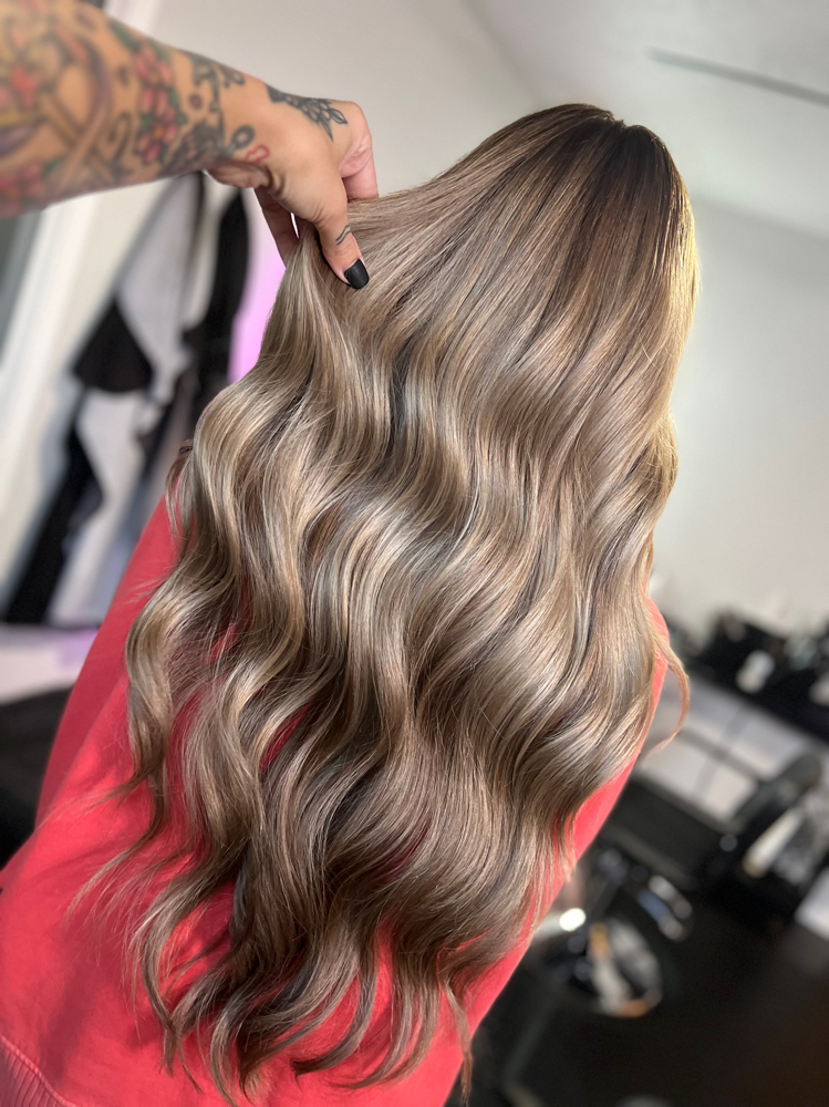 Scissor Cut (below shoulder) at Hair By Jess Welte in Yukon, OK