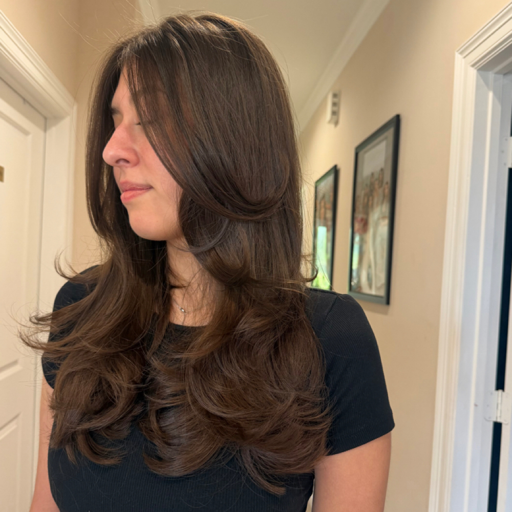 Bombshell Blowout at Crystal Rose Beauty in Pearland, TX