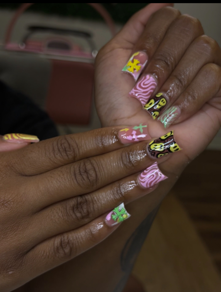 Nail Art Freestyle Full set