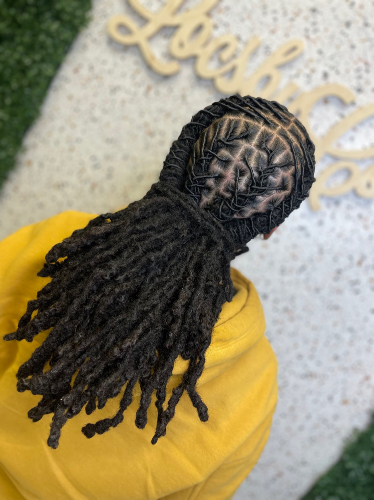 Mid-Back/Bra Strap Length Loc Style