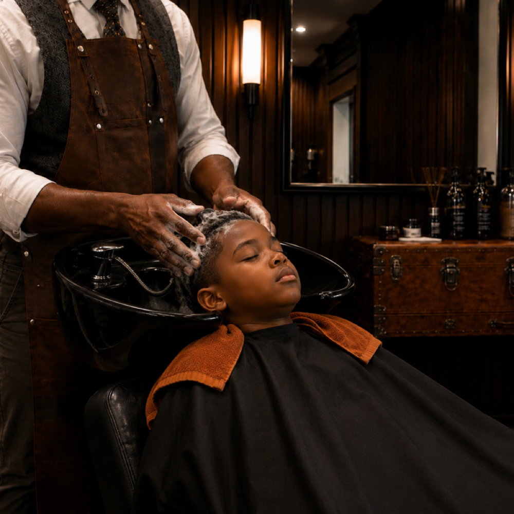 Kid’s Haircut + Wash at Rustic Shears in Montgomery, AL