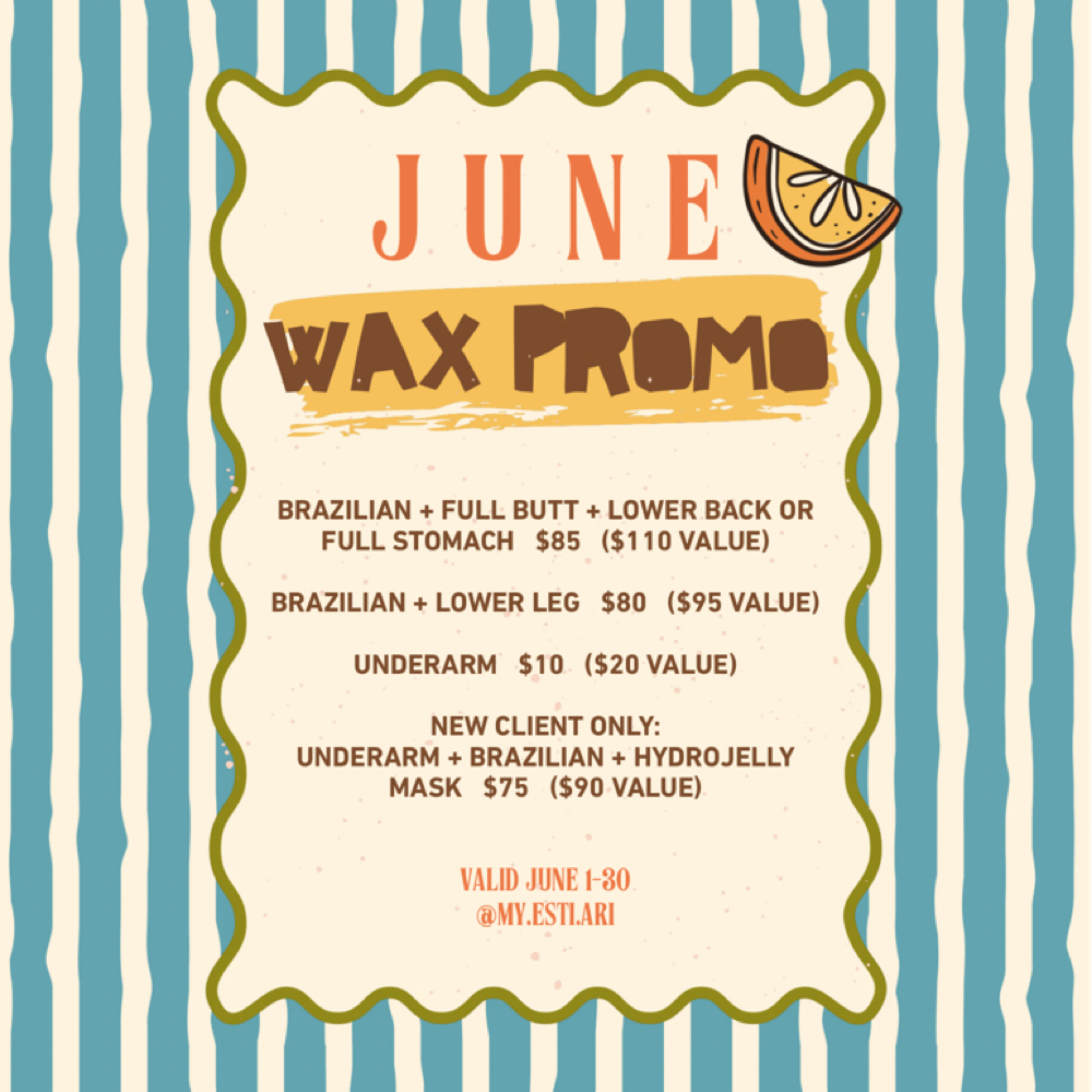 JUNE PROMO ☀️ at My Esti Ari in Paramount, CA