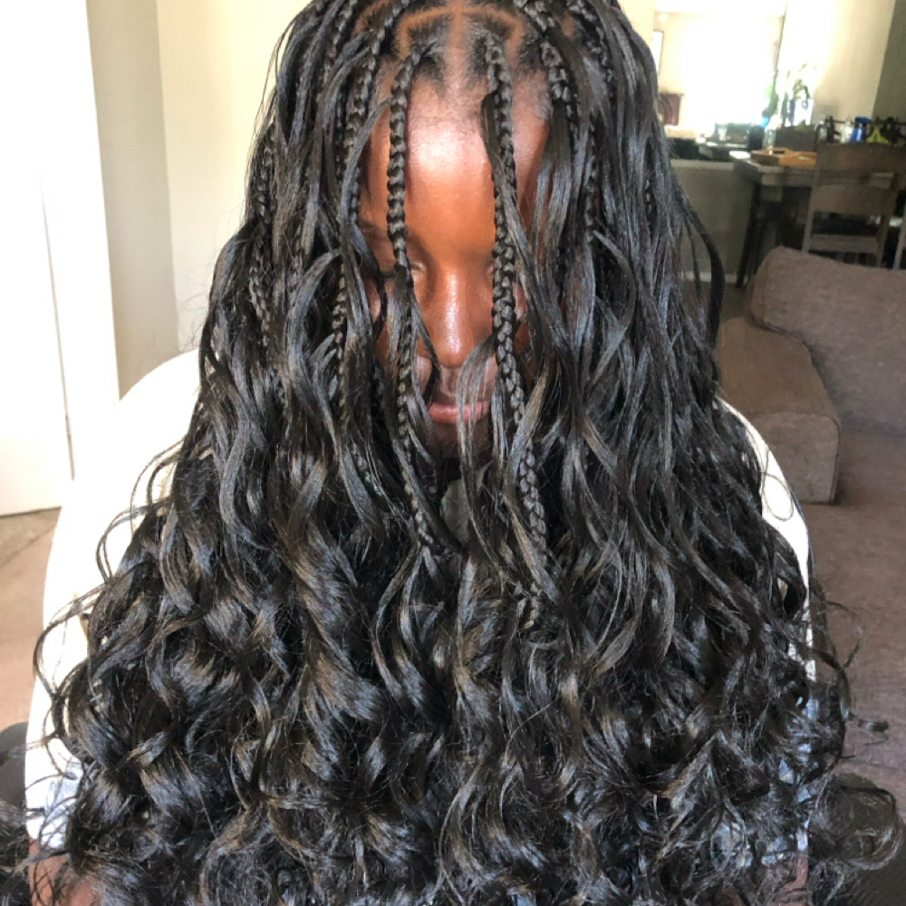 SMEDIUM BOHO FRENCH CURL at Burma The Braider