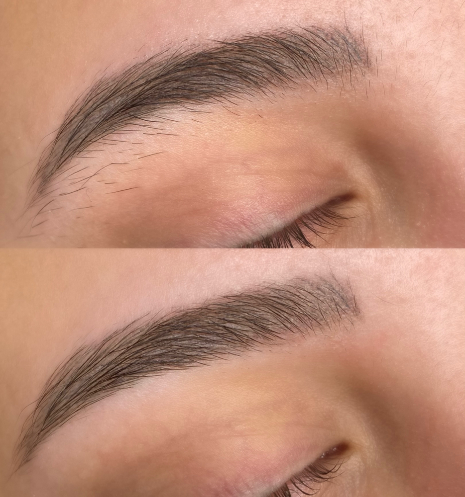 Brow Thread at Lashes by day in Edinburg, TX