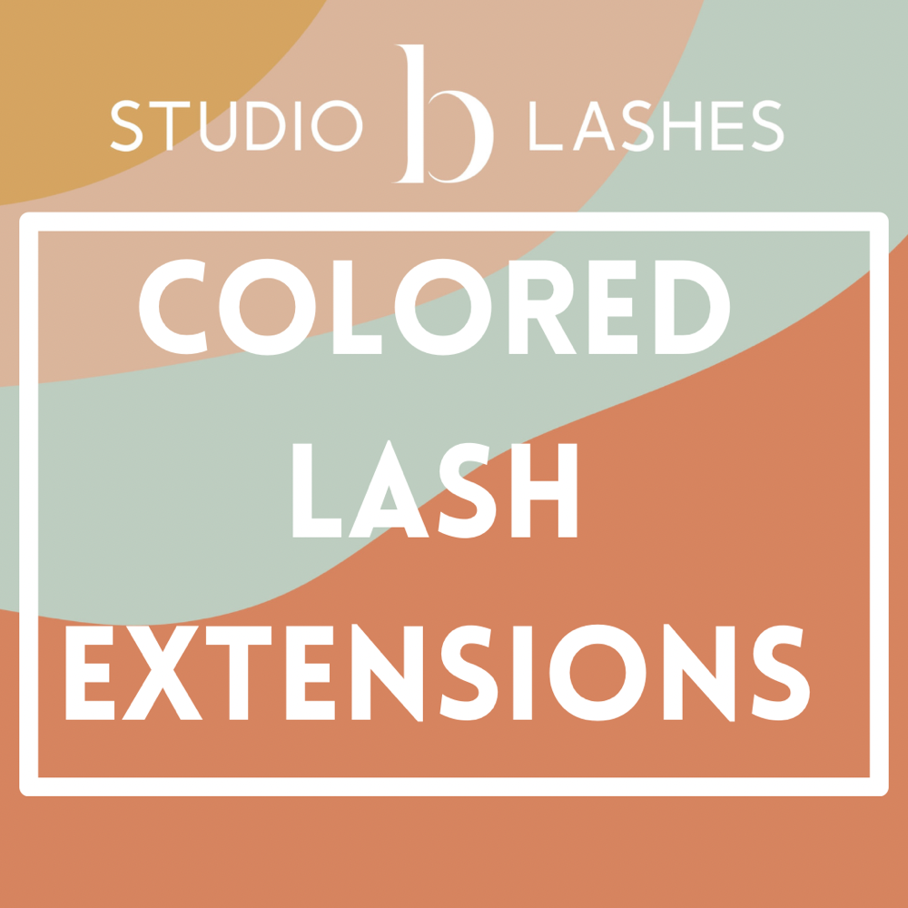 Colored Lash Extension - ADD ON