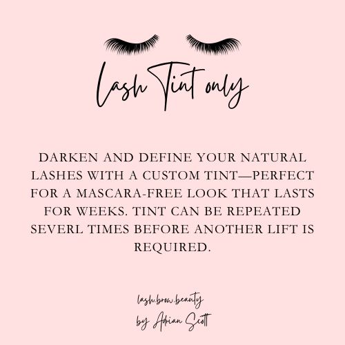 Lash Tinting