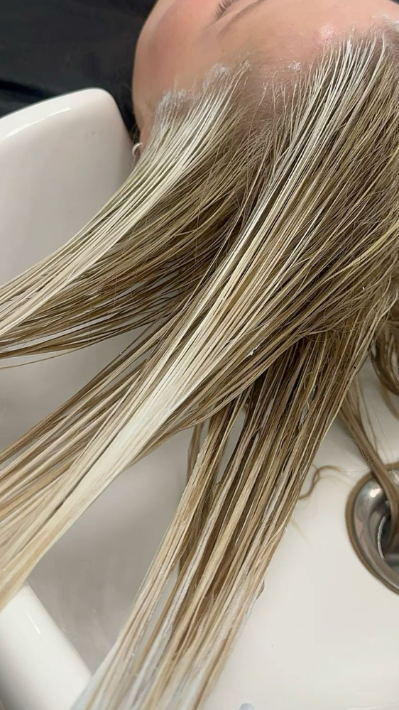 Hand-Painted Balayage W/ Toner