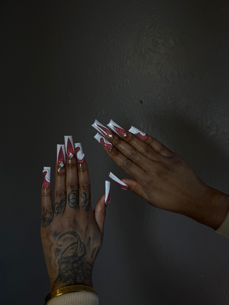 LONG FULL ACRYLIC SET