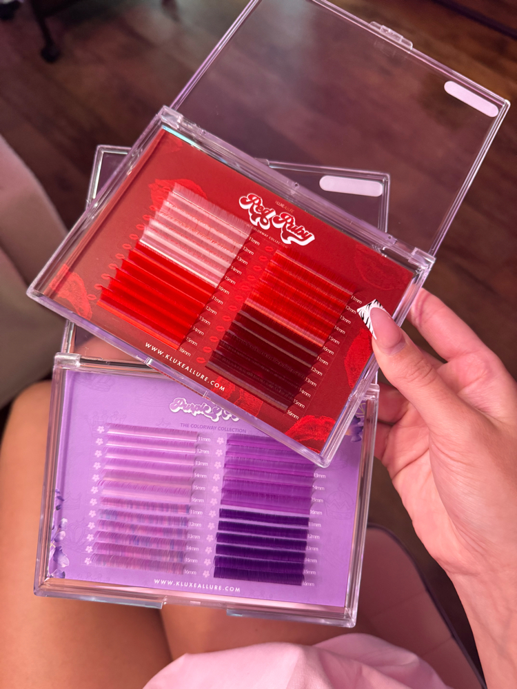 Color added to lash set