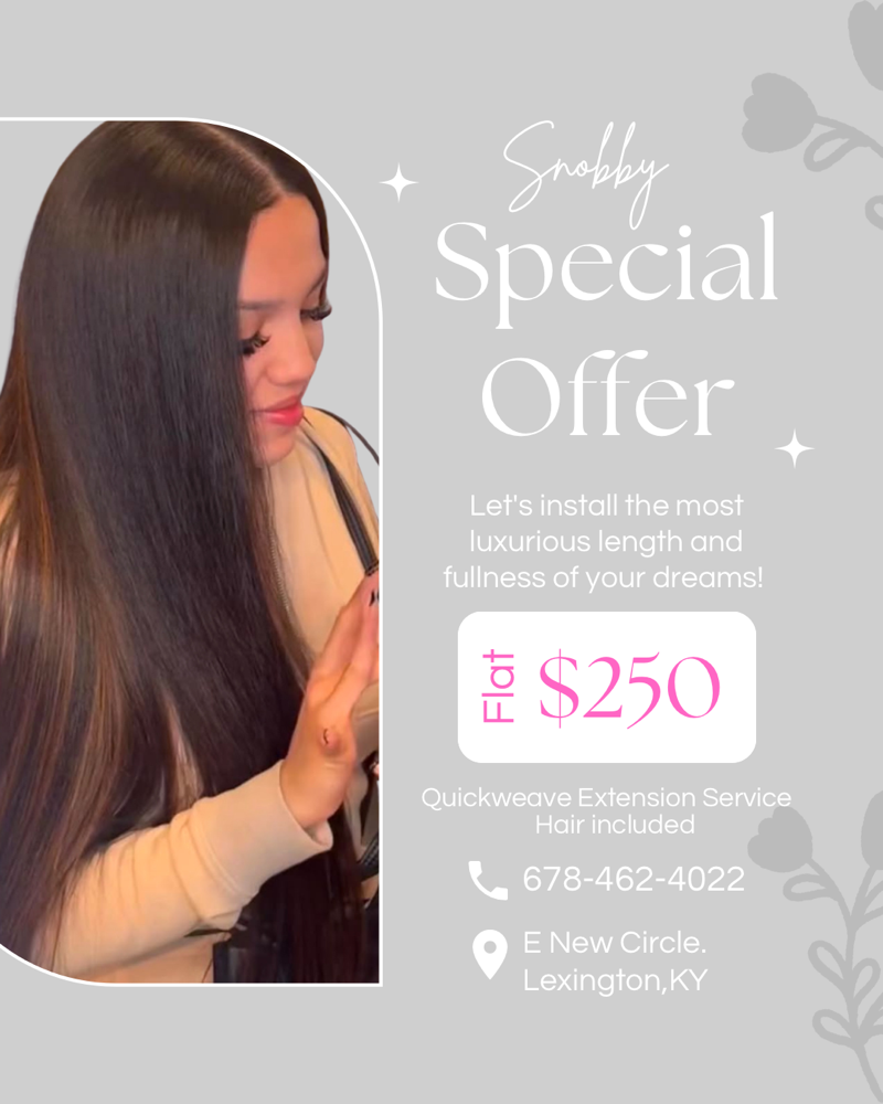 Luxury Quickweave (w/ Hair) at Slightly Snobby in Lexington, KY