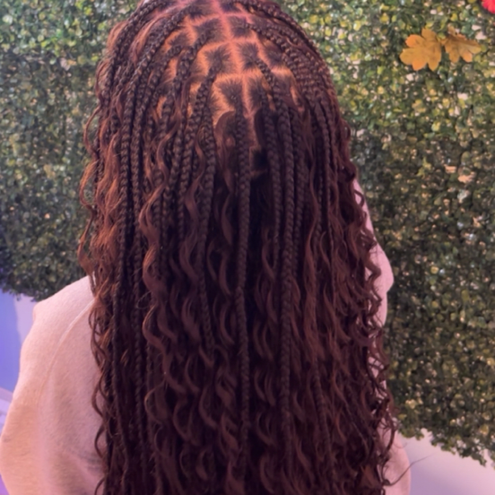 Smedium Full Boho Knotless at Kiaskreation in North, NC