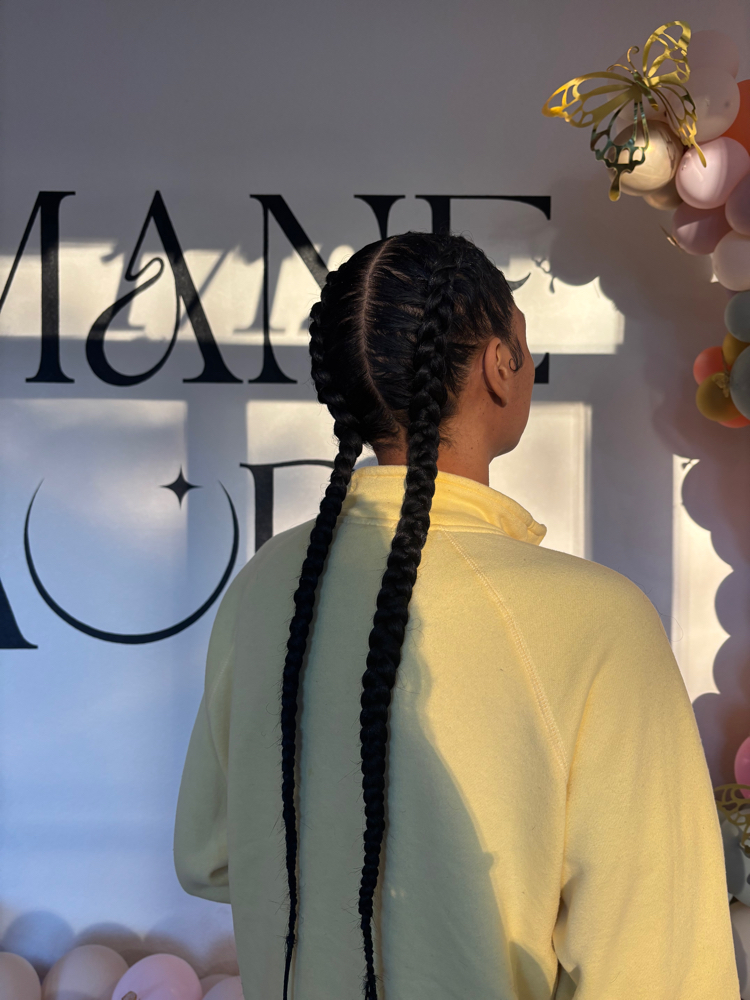 Feed In/French Braids