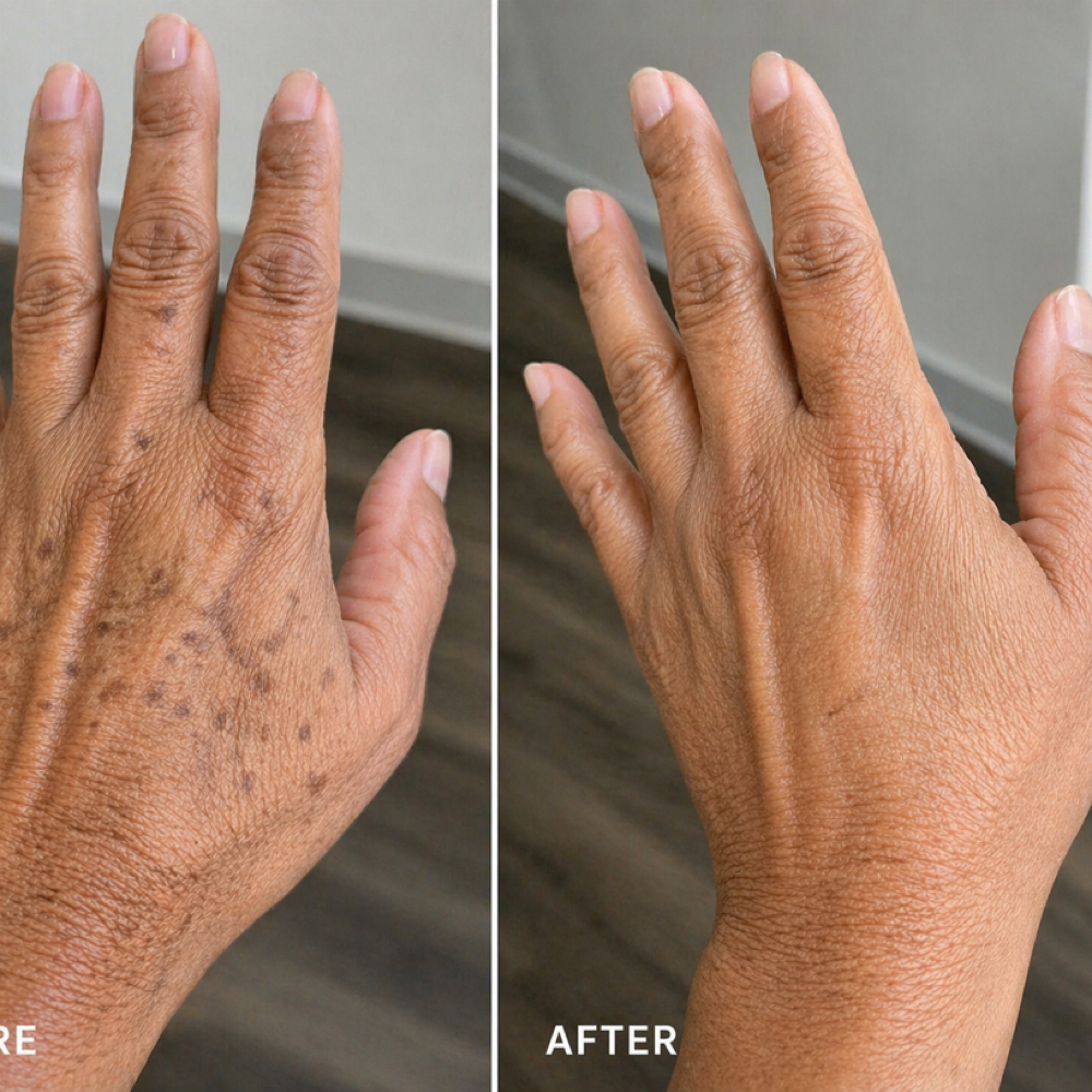 Hand Rejuvenation Treatment at Skin Flip Aesthetics by Nurse O in Woodlawn, MD