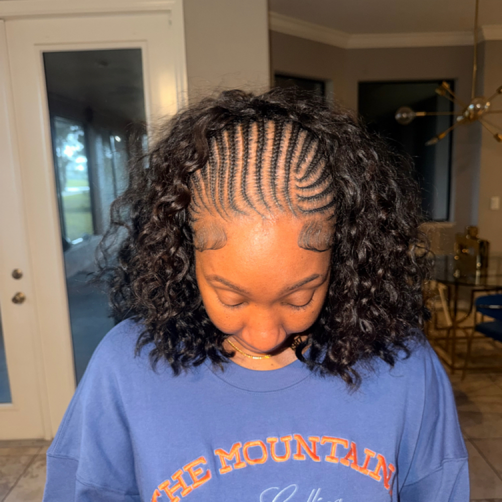 Fulani+Quickweave at SoftlyLux Salon in longwood, FL