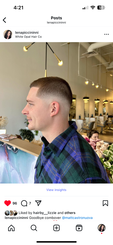 Mens cut (existing Client)