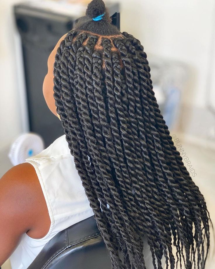 Havana Twists Mid back Length