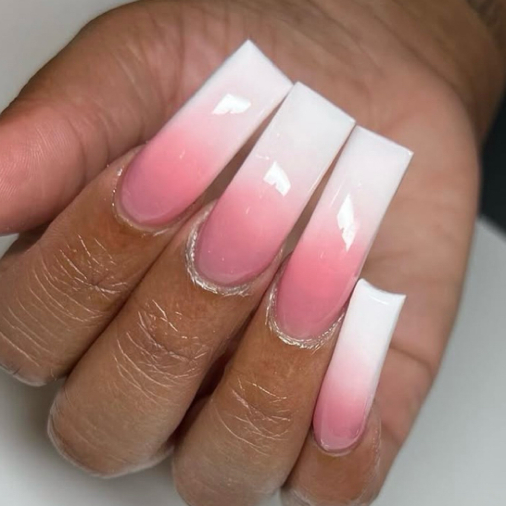 Ombre Fullset at QueenLo Nails in Milwaukee, WI