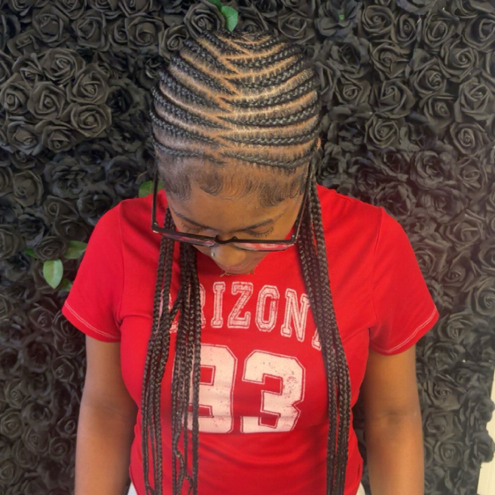 10 Stitch Braids at XXI Shēk Hair Co. in Kingsland, GA