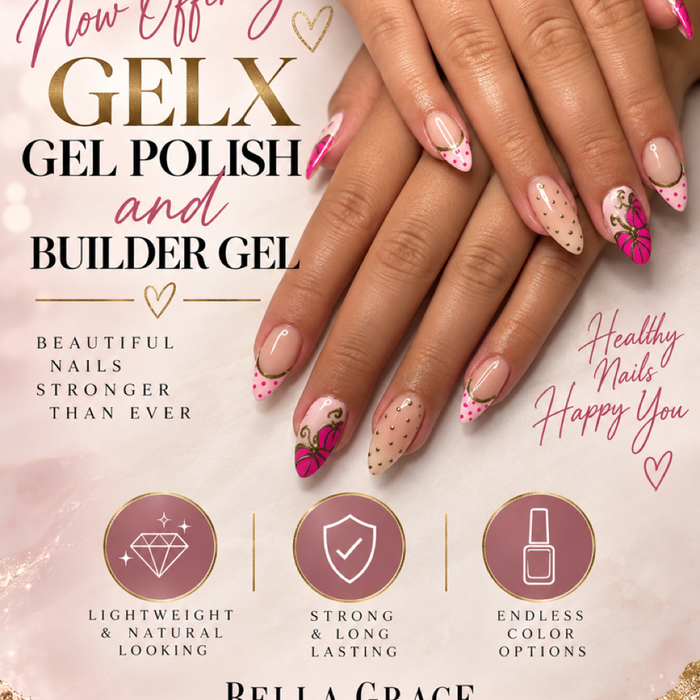 Gelx at Bella Grace Salon & Spa in Portsmouth, OH