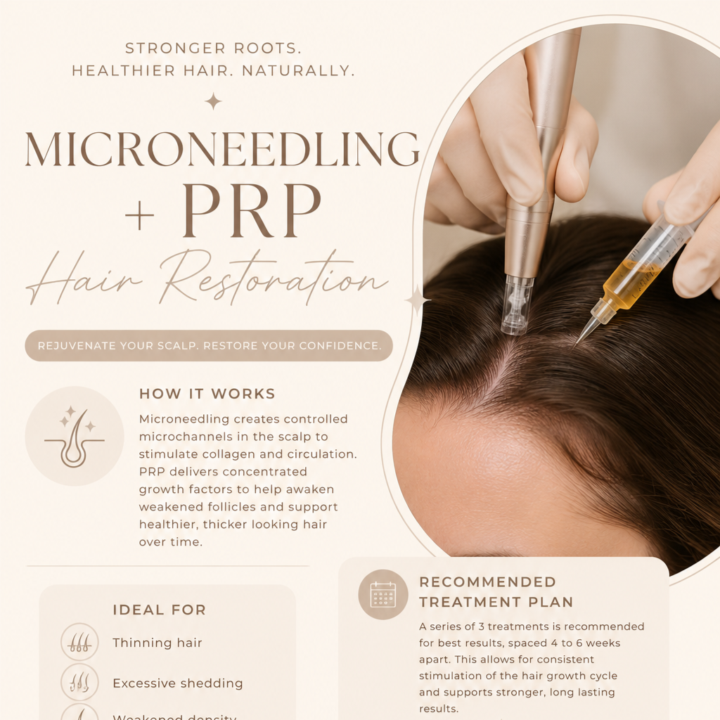 Microneedling Scalp w/PRP $399 at Radiance & Precision Aesthetics LLC in Fort Myers, FL