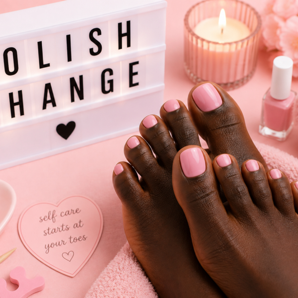 Toe Polish Change at Polished By Sheri LLC in Chicago, IL