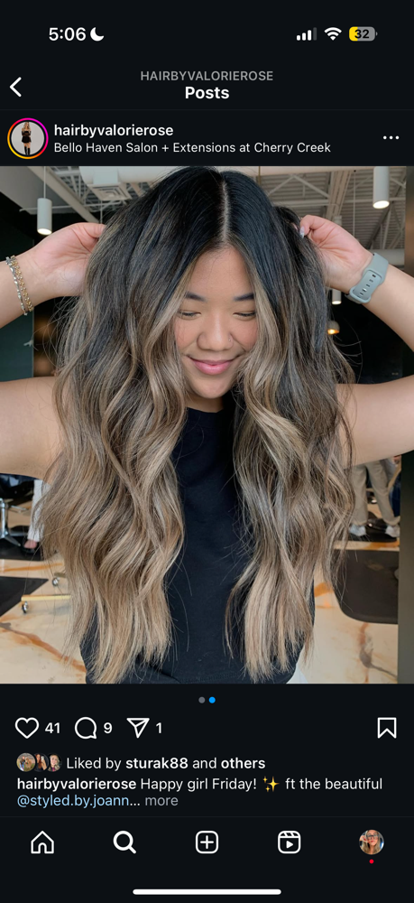 Customized Balayage at Hair by Valorie Rose in Denver, CO