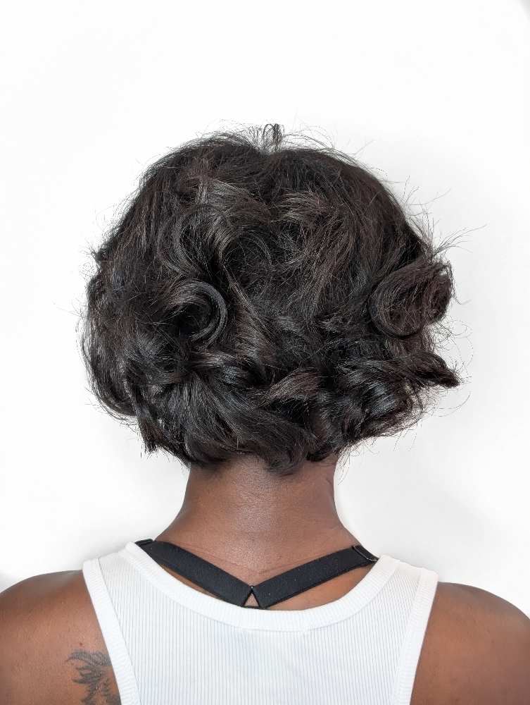 Natural Haircut at Dimensions Hair Studio & Spa in East Patchogue, NY