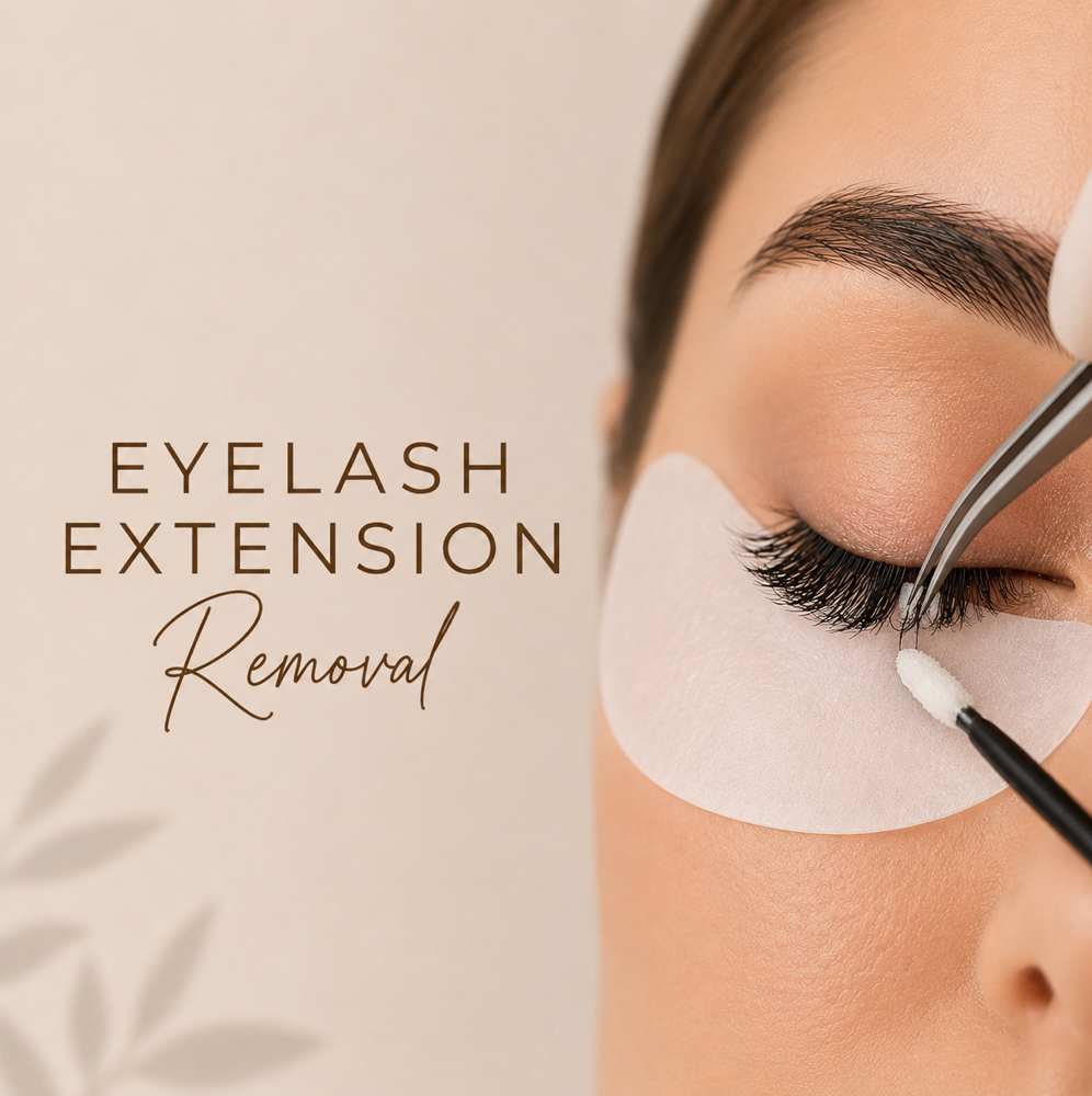 Eyelash Extensions Removal at Beauty by Chelsea J Waxing • Lashes • Brows • Permanent Jewelry in Riverside, CA