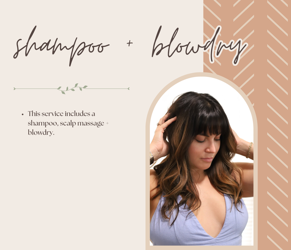 Shampoo + Blowdry