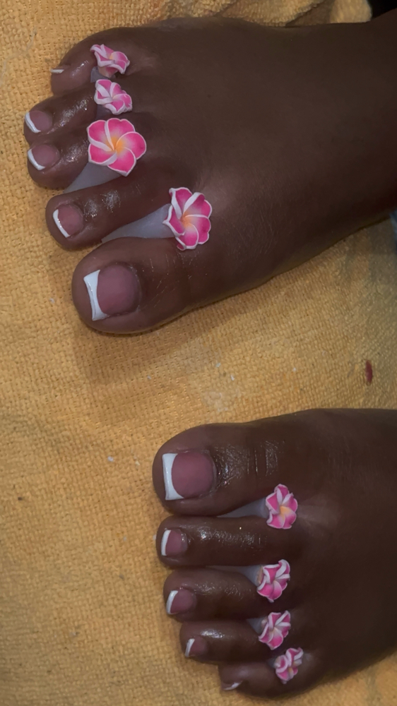 Acrylic Toes ✨ at The.Nailtrappa in Douglasville, GA