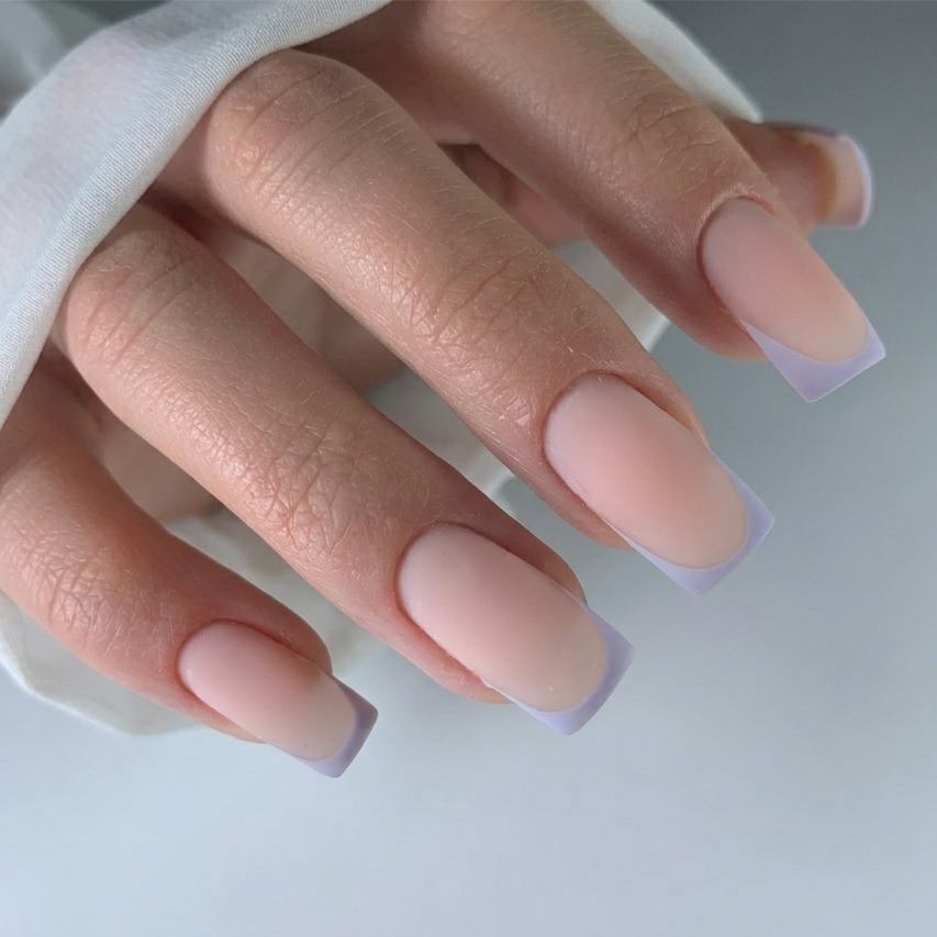 Nails extensions one color at ash studio nyc in New York, NY