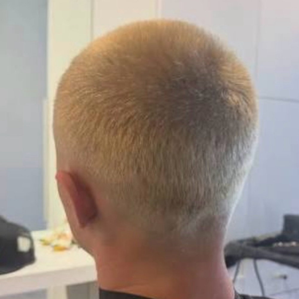Buzz Cut+ Whole Bleach at SALON LUME in Plano, TX