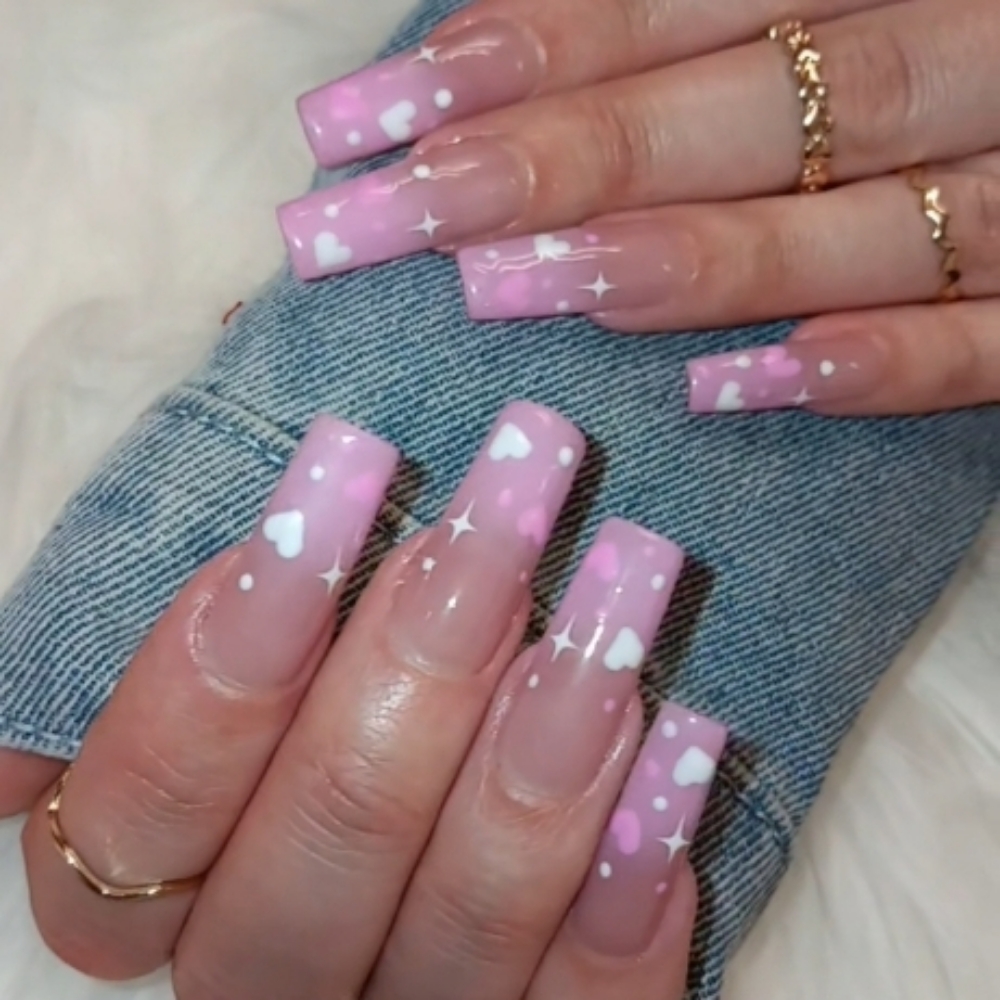 Detailed Nail Art at Magnolia Hair & Co. At FaceFrame Collective in Pittsfield, MA