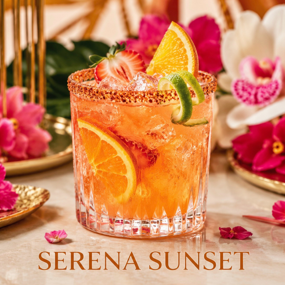 SERENA SUNSET MOCKTAIL at Cataleya's Nail Salon and Boutique in Phoenix, AZ