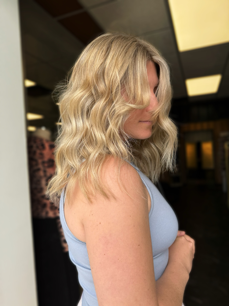 Haircut with wash and style