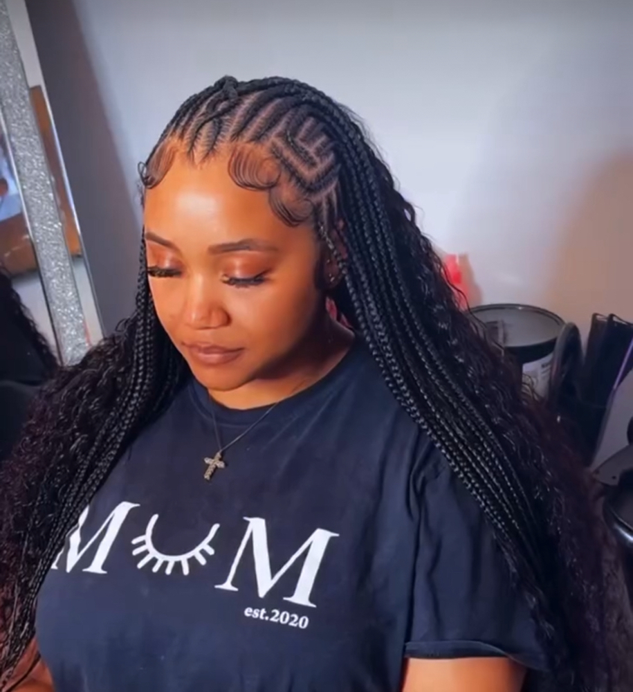 Stitch braids w/ Sew In