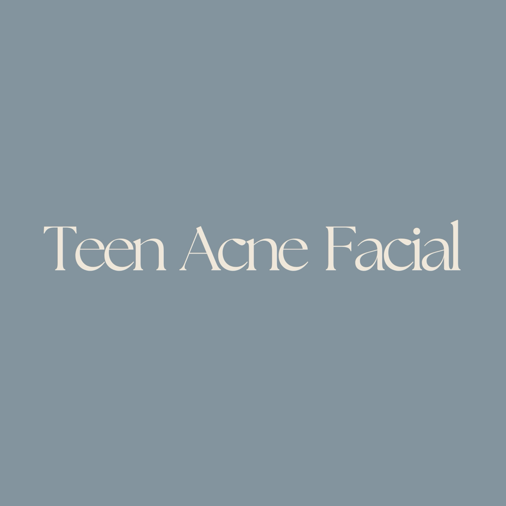 Teen Acne Facial