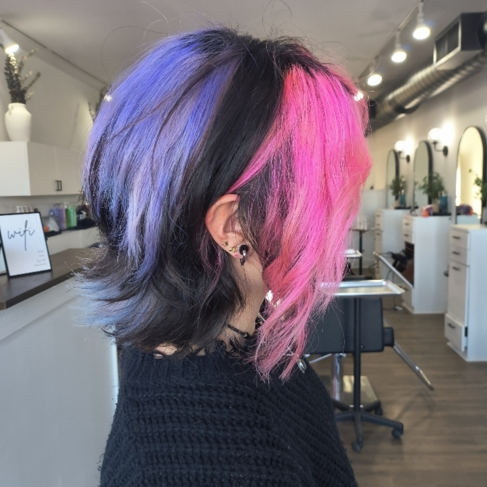 Vivid Color Refresh at Disco Baby Hair in Fairfield, CT
