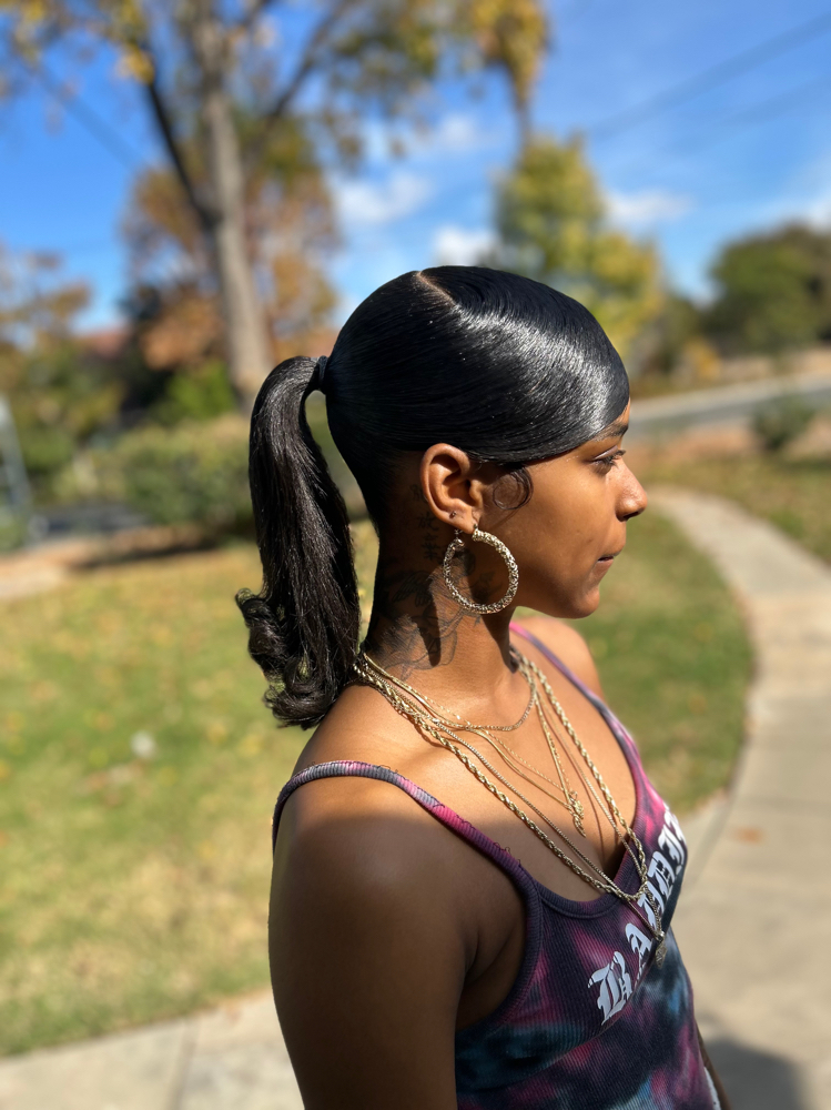 Swoop Ponytail ♡︎ at The Hair Fairy in Riverside, CA